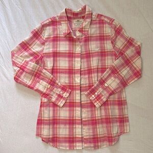 Vineyard Vines Women’s Plaid Button Down Long Sleeve Shirt Size 6 Small